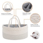 Diaper Caddy Supplier - Foldable Cotton Rope