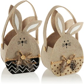 Easter Basket Factory - Felt Bunny Shape Candy