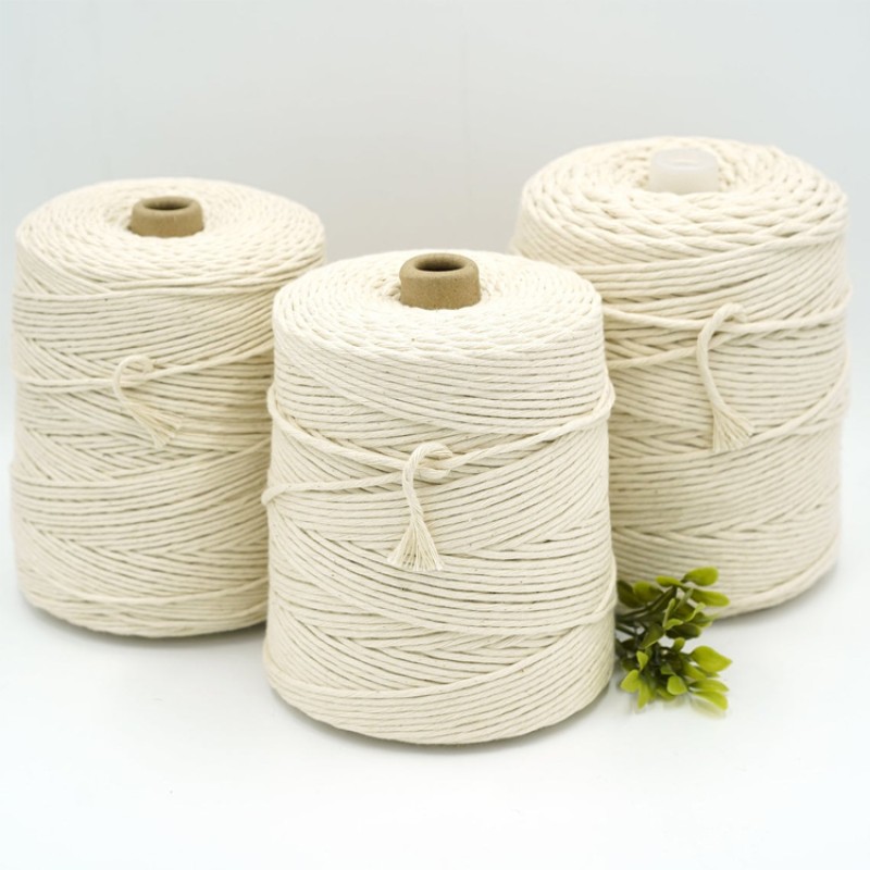 Macrame Cord Factory - Recycled Natural Cotton