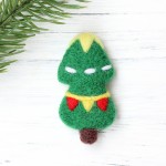 Felt Brooch Supplier - Christmas Wool Hand-made