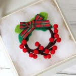 Felt Brooch Supplier - Christmas Wool Hand-made