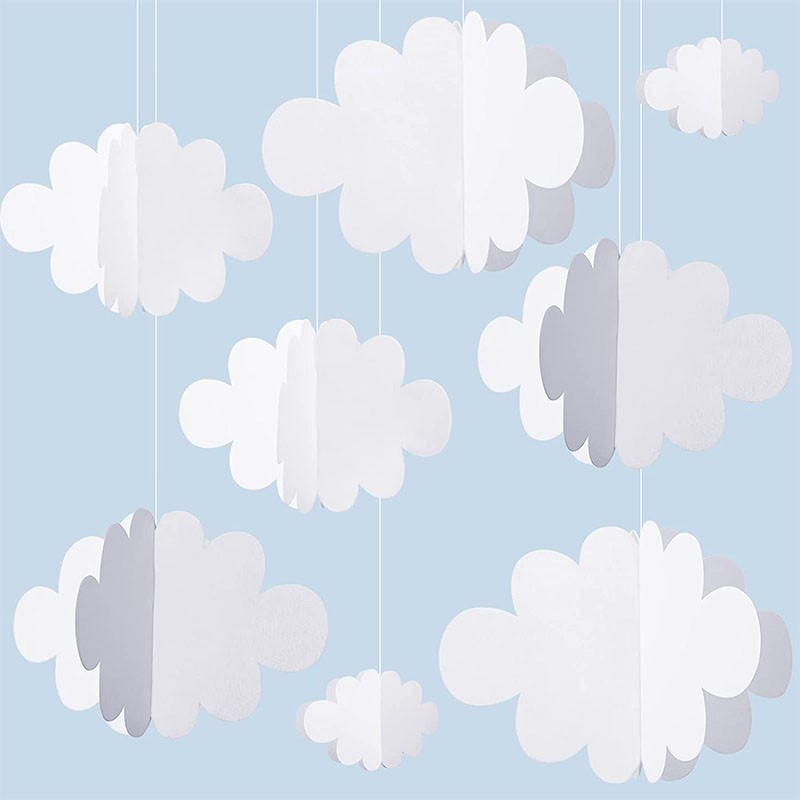 Cloud Ornament Supplier - 3D Hanging Classroom