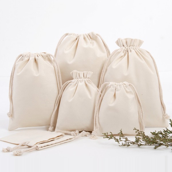 Jewelry Pouch Supplier - Canvas Cotton Drawstring