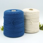 Macrame Cord Factory - Recycled Natural Cotton