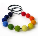 Felt Ball Manufacturer - Rainbow Pom Pom Garland