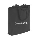 Shopping Bag Factory - Black Canvas Rope