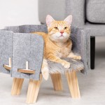 Pet Bed Manufacturer - Wood Platform Felt