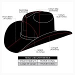 Cowboy Hat Factory - Plain Felt Pinch Front