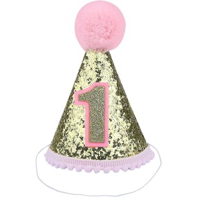 Birthday Hat Factory - Glitter Sparkle Cone