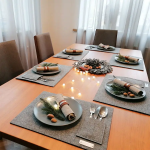 Placemat Manufacturer - Custom Logo Felt PU