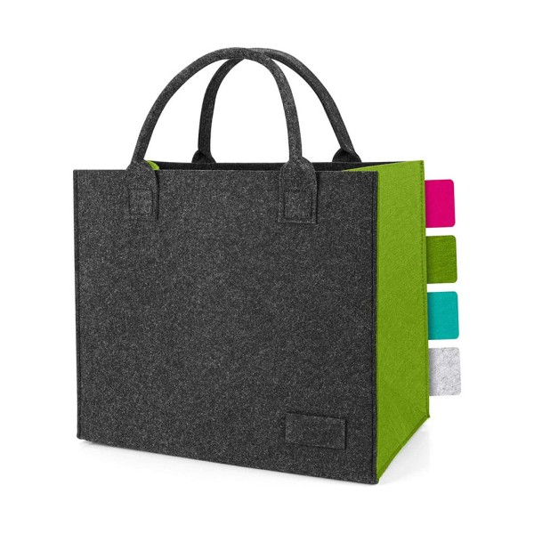Tote Bag Manufacturer - Reusable Gray Wool