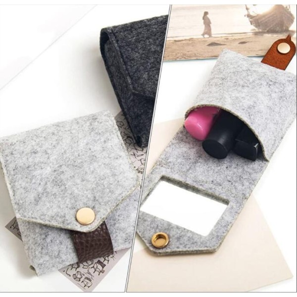 Makeup Case Supplier - Felt Lipstick Organizer