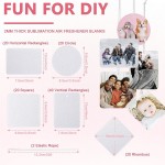 Air Freshener Manufacturer - Sublimation Car Blanks