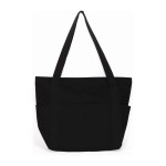 Shopping Bag Factory - Black Canvas Rope