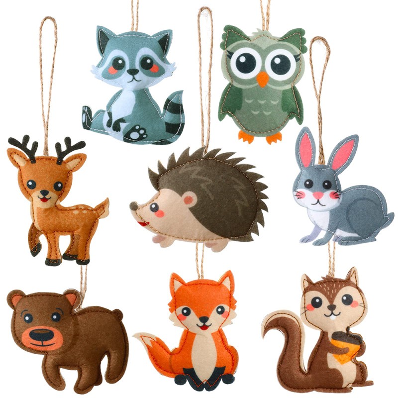 Ornament Set Supplier - Woodland Animals Craft