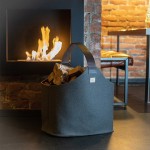 Firewood Basket Supplier - Felt Wooden Leather