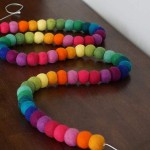 Felt Ball Manufacturer - Rainbow Pom Pom Garland