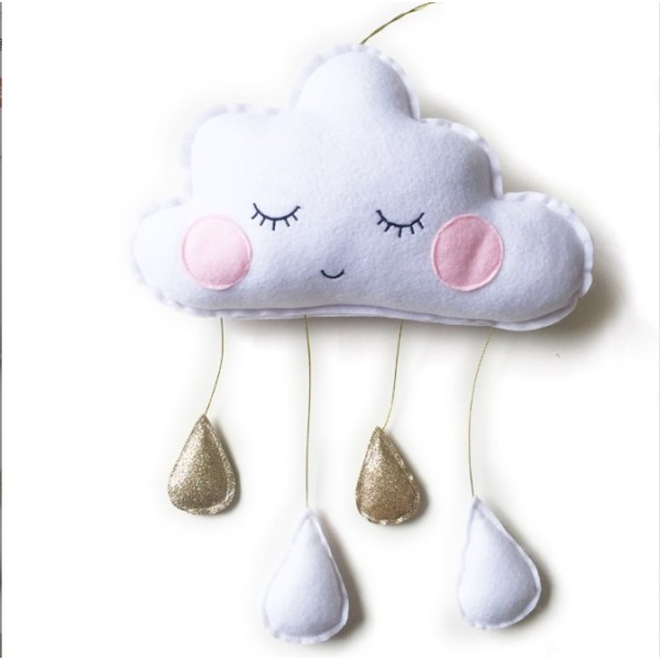 Wall Decoration Manufacturer - Felt Cloud Raindrop