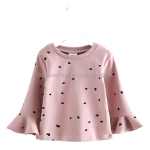 Design Shirt Supplier - Custom Ruffle Sleeve Cotton Long