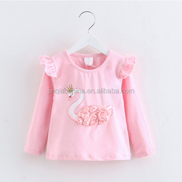 Design Shirt Supplier - Custom Ruffle Sleeve Cotton Long