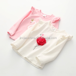 Design Shirt Supplier - Custom Ruffle Sleeve Cotton Long