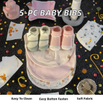 Bandana Bibs Supplier - Adjustable Cotton Infant 5pcs