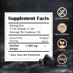 BSTBIO OEM/ODM 100%纯天然喜马拉雅Shilajit干滴