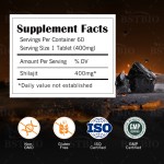 BSTBIO纯喜马拉雅希拉吉特树脂提取物希拉吉特干滴剂400mg希拉吉特片