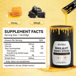 BSTBIO私人标签希拉吉特和蜂蜜黄腐酸包喜马拉雅希拉吉特蜂蜜棒