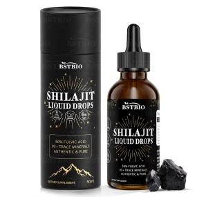 BSTBIO OEM/ODM 100% Pure Natural Himalayan Shilajit Dry Drops