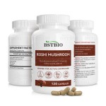 BSTBIO自有品牌有机灵芝提取物120粒灵芝胶囊