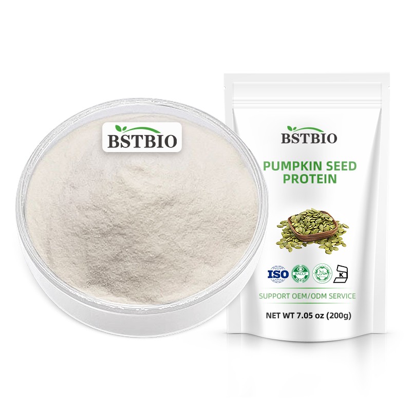BSTBIO Natural Food Grade Pumpkin Seed Protein Powder 60% 70% Pumpkin Seeds Extract