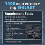 BSTBIO OEM/ODM天然喜马拉雅希拉吉特提取物60块/瓶希拉吉特口香糖
