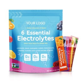 BSTBIO Custom Sports Nutrition No Sugar Mix Hydration Electrolytes Powder Sachets