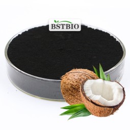BSTBIO黑色颜料椰子壳竹炭食用E153蔬菜炭黑粉