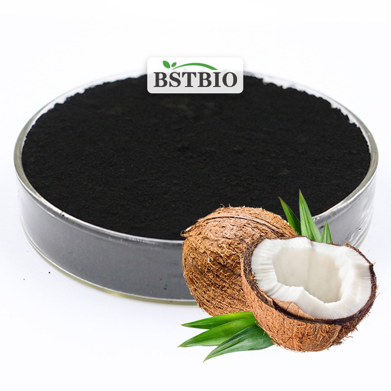 BSTBIO Black Pigment Coconut Shell Bamboo Charcoal Edible E153 Vegetable Carbon Black Powder