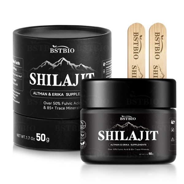 BSTBIO工厂批发OEM/ODM罐子罐装100%纯喜马拉雅Shilajit树脂