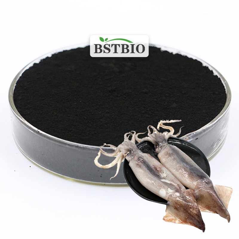 BSTBIO Food Additive Colorant Cuttlefish Ink Powder Black Squid Ink Powder