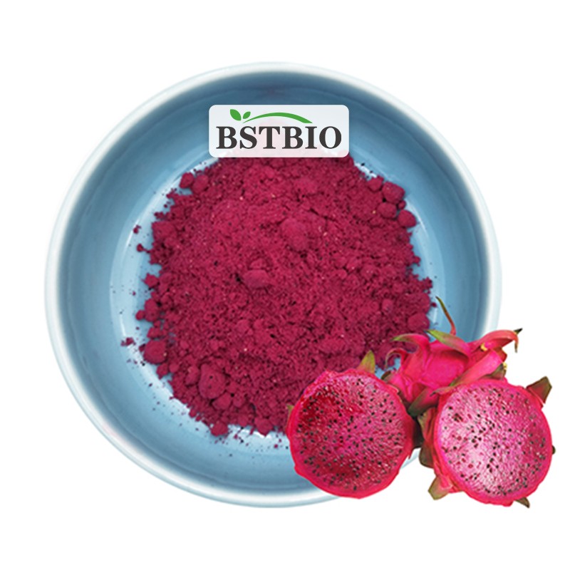 BSTBIO Freeze Dried Red Dragon Fruit Powder Organic Pink Pitaya Powder