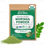 BSTBIO OEM私人标签补充纯天然有机辣木叶粉