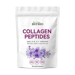 BSTBIO OEM补充生物素，透明质酸，维生素C，多胶原蛋白肽粉