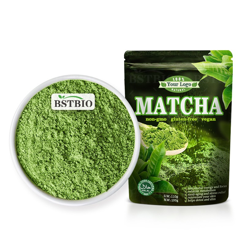 BSTBIO Customize Bag 100% Pure Organic Ceremonial Grade Matcha Green Tea Powder