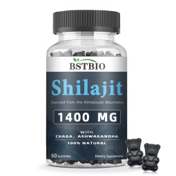 BSTBIO OEM/ODM天然喜马拉雅希拉吉特提取物60块/瓶希拉吉特口香糖
