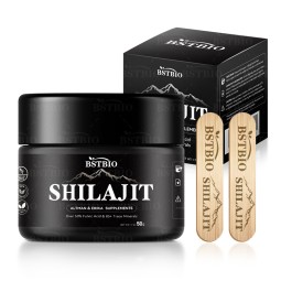 BSTBIO私人标签100%纯喜马拉雅萃取能量饮料30g/50g/瓶Shilajit树脂