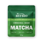 BSTBIO OEM私人标签顶级散装袋小袋30克纯有机抹茶绿茶粉