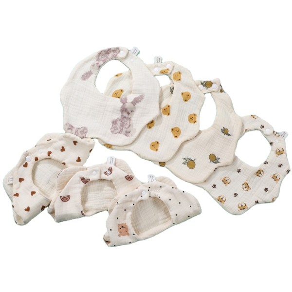 Muslin Bibs Supplier - High Quality Adjustable Button