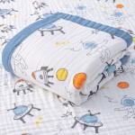 Gauze Blanket Factory - 100% Cotton 110x110cm Throw