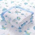 Gauze Blanket Factory - 100% Cotton 110x110cm Throw