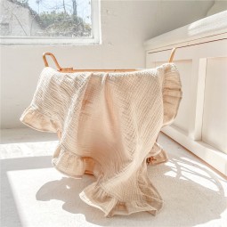 Baby Blanket Supplier - Cotton Knit Fringe Tassel