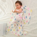 Baby Blanket Manufacturer - 120x120cm Eucalyptus Printed